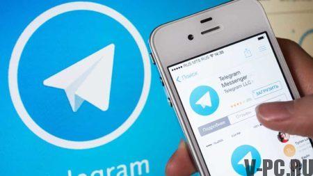Versiunea oficială Telegram în rusă