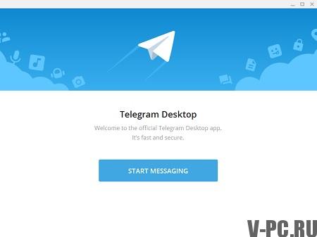 versiune telegramă pentru computer