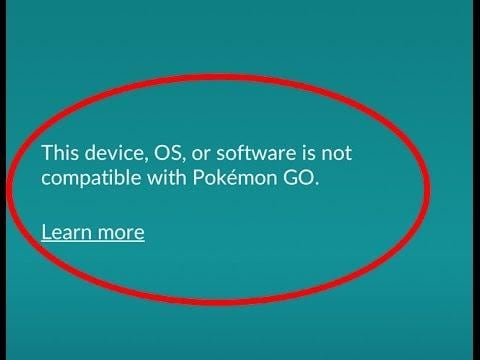 Captura de ecran a unui bug în Pokemon Go